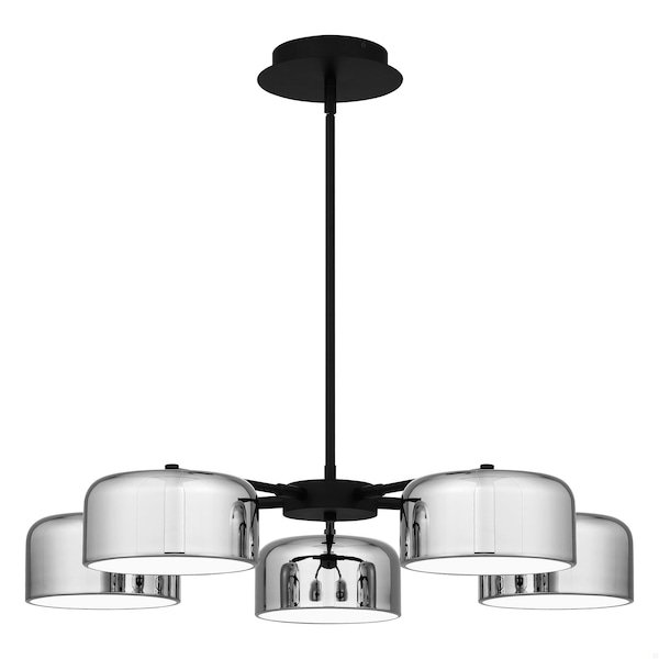 Quoizel Gabriel Integrated LED Matte Black Chandelier PCGAB5031MBK - main